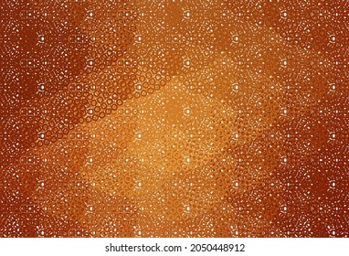 Light Orange vector background with bubbles. Beautiful colored illustration with blurred circles in nature style. New template for your brand book.
