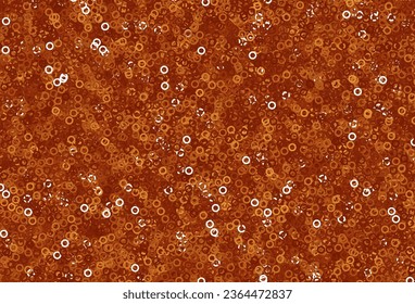 Light Orange vector background with bubbles. Beautiful colored illustration with blurred circles in nature style. New template for your brand book.