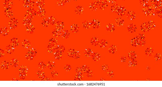 Fondo vectorial claro con copos de nieve de Navidad. Smart ilustración geométrica abstracta con hielo, nieve. Diseño de Navidad para negocios.