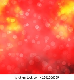Light Orange vector background with circles. Abstract illustration with colorful spots in nature style. Pattern for websites, landing pages.