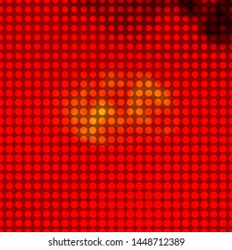 Light Orange vector background with circles. Abstract decorative design in gradient style with bubbles. Pattern for websites, landing pages.