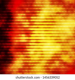 Light Orange vector background with circles. Abstract colorful disks on simple gradient background. Pattern for business ads.