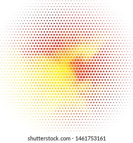 Light Orange vector background with circles. Abstract illustration with colorful spots in nature style. Pattern for booklets, leaflets.