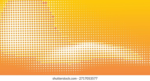 Plano de fundo vetorial Laranja Claro com círculos. Design decorativo abstrato em estilo gradiente com bolhas. Design para seus comerciais.