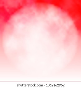 Light Orange vector background with clouds. Abstract colorful clouds on gradient illustration. Pattern for your booklets, leaflets.