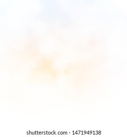 Light Orange vector background with clouds. Colorful illustration with abstract gradient clouds. Beautiful layout for uidesign.