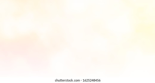 Light Orange vector background with clouds. Shining illustration with abstract gradient clouds. Pattern for your commercials.