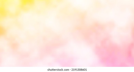 Light Orange vector background with clouds. Gradient illustration with colorful sky, clouds. Pattern for your commercials.