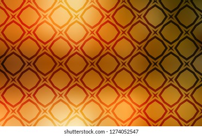 Light Orange vector background with colored stars. Shining colored illustration with stars. Pattern for wrapping gifts.