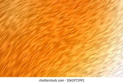 Light Orange vector background with curved circles. Shining crooked illustration in marble style. Marble style for your business design.