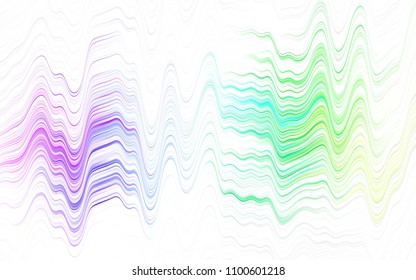 Light Orange vector background with curved circles. Creative illustration in halftone marble style with gradient. New composition for your brand book.