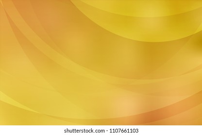 Light Orange vector background with curved circles. Colorful abstract illustration with gradient lines. A completely new memphis design for your business.