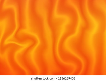Light Orange vector background with curved circles. An elegant bright illustration with gradient. A new texture for your  ad, booklets, leaflets.