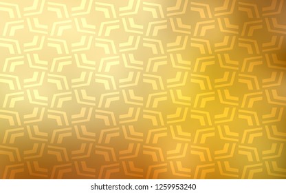 Light Orange vector background with curved circles. A sample with blurred bubble shapes. Marble style for your business design.
