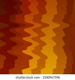 Light Orange vector background with curved lines. Bright sample with colorful bent lines, shapes. Pattern for websites, landing pages.