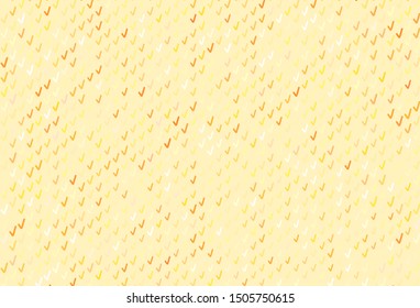Light Orange vector background with curved lines. A sample with colorful lines, shapes. Abstract design for your web site.