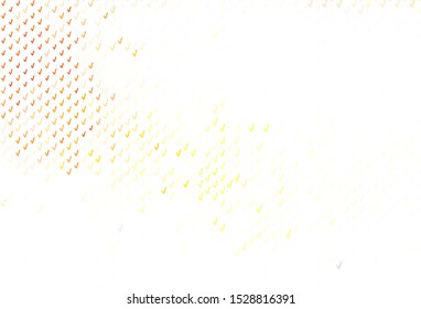 Light Orange vector background with curved lines. Colorful abstract illustration with gradient lines. Brand new design for your ads, poster, banner.