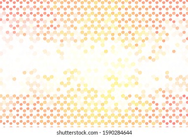 Light Orange vector background with curved lines. Modern gradient abstract illustration with bandy lines. New composition for your brand book.