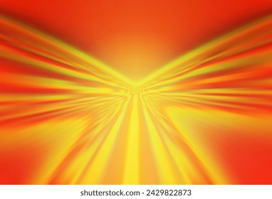 Fondo vectorial naranja claro con líneas curvas. Ilustración geométrica en estilo abstracto con gradiente.  Nueva composición para tu libro de marca.