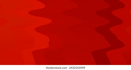 Light Orange vector background with curves. Abstract illustration with gradient bows. Pattern for booklets, leaflets.