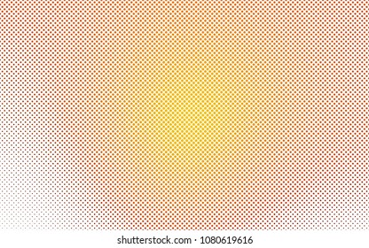 Light Orange vector  background with dots. Abstract illustration with colored bubbles in nature style. New design for ad, poster, banner of your website.