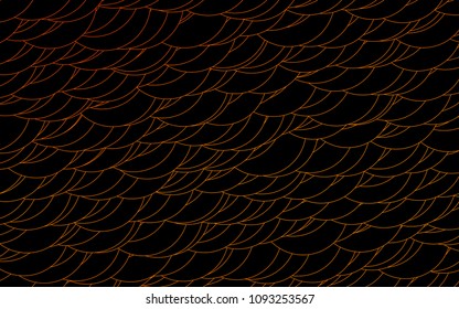 Light Orange vector  background with dots. Abstract illustration with colored bubbles in nature style. The pattern can be used for ads, leaflets of liquid.