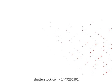 Light Orange vector background with Euro, Yen, Pound. Colored symbols of all currency on white background. The pattern can be used for financial, investment websites.