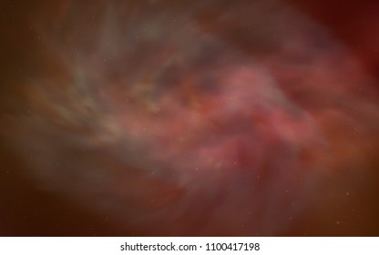 Light Orange vector background with galaxy stars. Modern abstract illustration with Big Dipper stars. Pattern for astronomy websites.