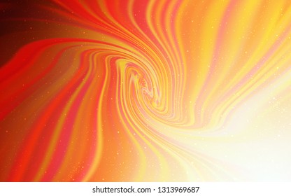 Light Orange vector background with galaxy stars. Modern abstract illustration with Big Dipper stars. Pattern for astrology websites.