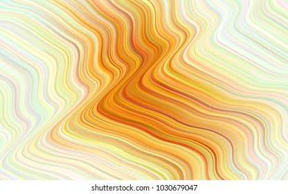 Light Orange vector background with lamp shapes. Brand-new colored illustration in memphis style with gradient. The best blurred design for your business.