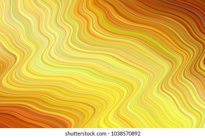 Light Orange vector background with lamp shapes. Colorful illustration in abstract marble style with gradient. New composition for your brand book.