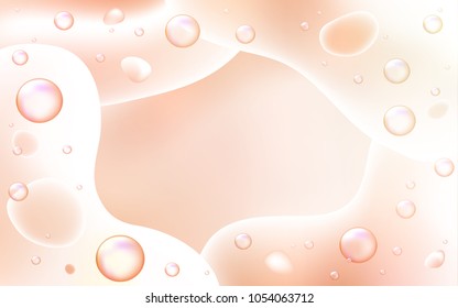 Light Orange vector background with lamp shapes. Modern gradient abstract illustration with bandy lines. A new texture for your  ad, booklets, leaflets.