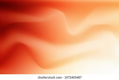Light Orange vector background with lamp shapes. A sample with blurred bubble shapes. Marble design for your web site.