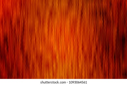Light Orange vector background with lamp shapes. Glitter abstract illustration with wry lines. Brand-new design for your ads, poster, banner.
