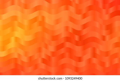 Light Orange vector background with lamp shapes. A vague circumflex abstract illustration with gradient. A completely new template for your business design.