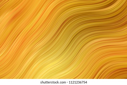 Light Orange vector background with lamp shapes. Brand-new colored illustration in marble style with gradient. The best blurred design for your business.
