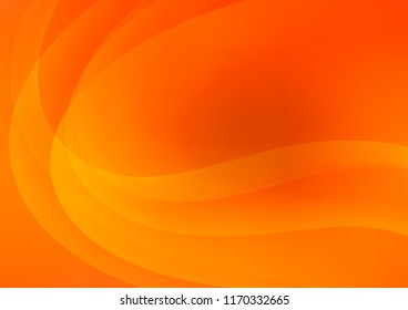 Light Orange vector background with lamp shapes. Colorful abstract illustration with gradient lines. Marble style for your business design.