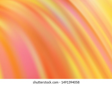 Light Orange vector background with lamp shapes. Creative illustration in halftone marble style with gradient. New composition for your brand book.