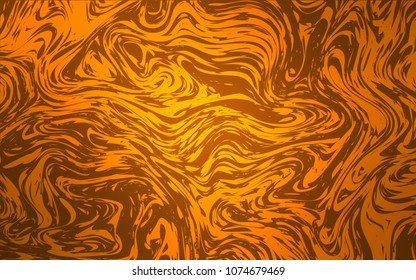 Light Orange vector background with lava shapes. A vague circumflex abstract illustration with gradient. A completely new memphis design for your business.