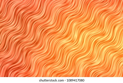 Light Orange vector background with lava shapes. Colorful illustration in abstract marble style with gradient. Marble design for your web site.