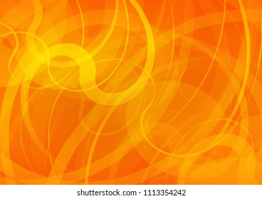 Light Orange vector background with lava shapes. Creative illustration in halftone marble style with gradient. Pattern for your business design.