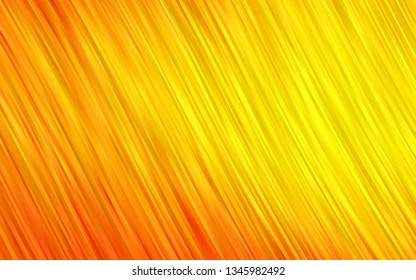 Light Orange vector background with lava shapes. A completely new color illustration in marble style. The best blurred design for your business.
