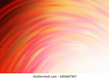 Light Orange vector background with lines. Creative illustration in halftone style with gradient. A completely new design for your business.