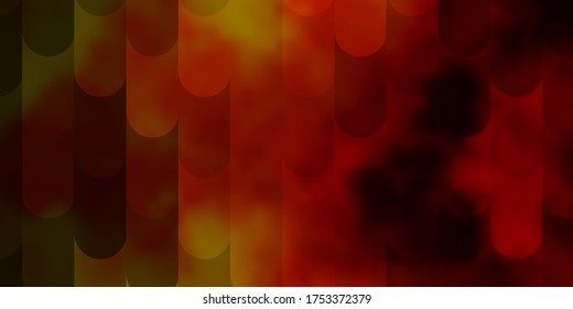 Light Orange vector background with lines. Geometric abstract illustration with blurred lines. Pattern for websites, landing pages.