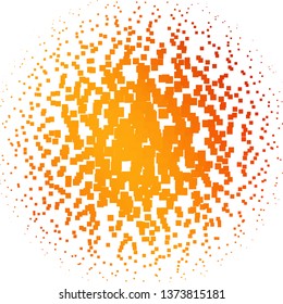 Light Orange vector background in polygonal style. Rectangles with colorful gradient on abstract background. Modern template for your landing page.