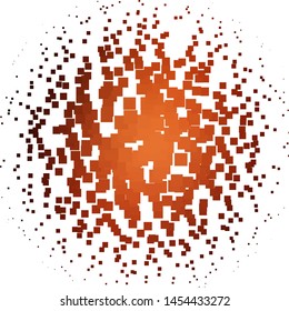 Light Orange vector background in polygonal style. Modern design with rectangles in abstract style. Pattern for busines booklets, leaflets