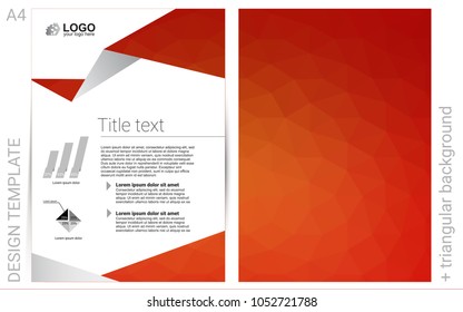 Light Orange vector  background for presentations. Modern abstract design concept with colorful gradient. New design for a poster, banner of your website.