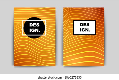 Light Orange vector background for presentations. Web interface on abstract background with colorful gradient. Completely new template for your brand book.