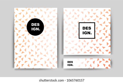 Light Orange vector background for presentations. Booklet with textbox on colorful abstract background. New design for a poster, banner of your website.
