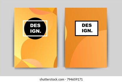 Light Orange vector background for presentations. Beautiful colored sample in A4 size. Pattern for ads, leaflets, labels of your business.